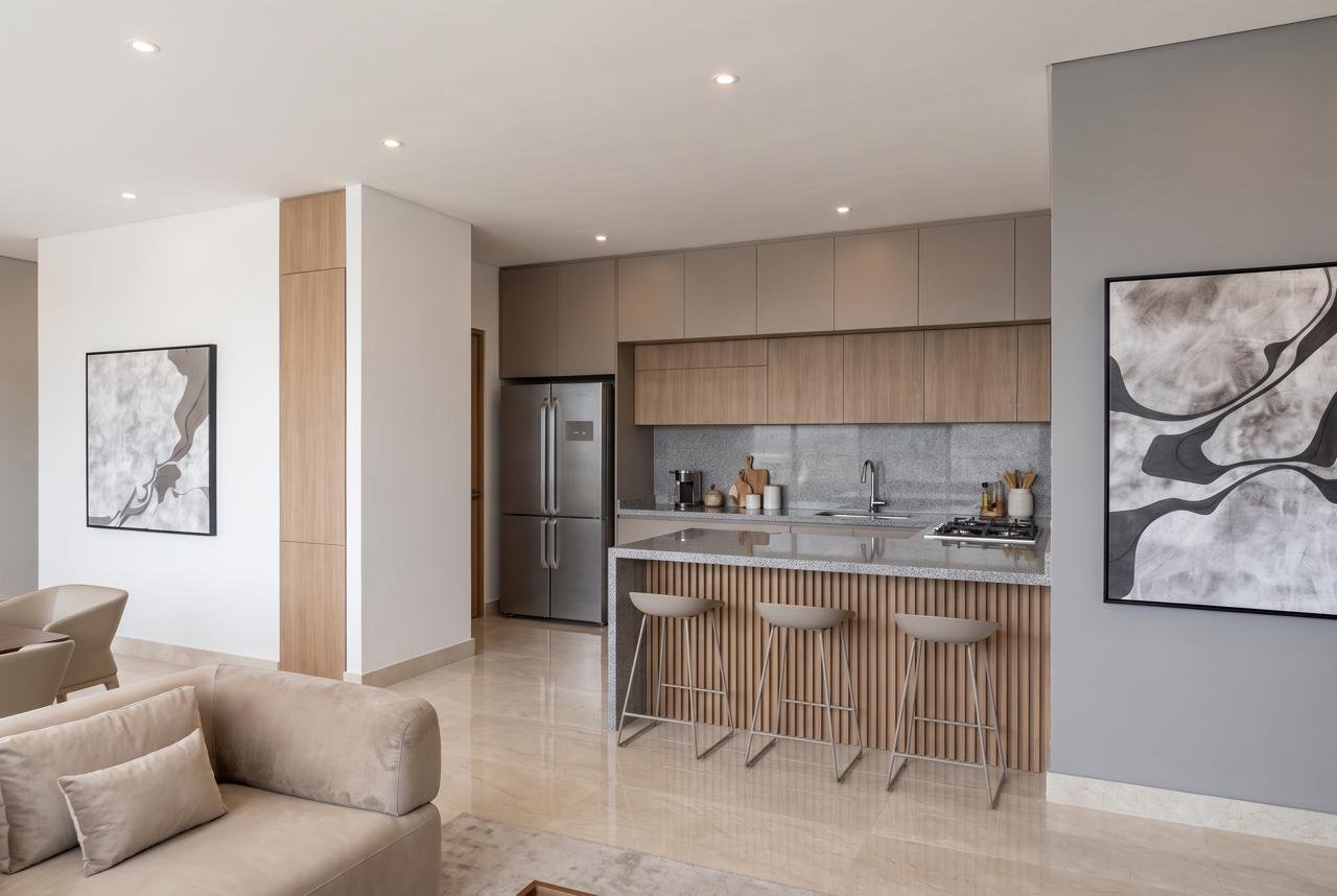 Cocina de apartamento en Brisas de las Colinas VIII