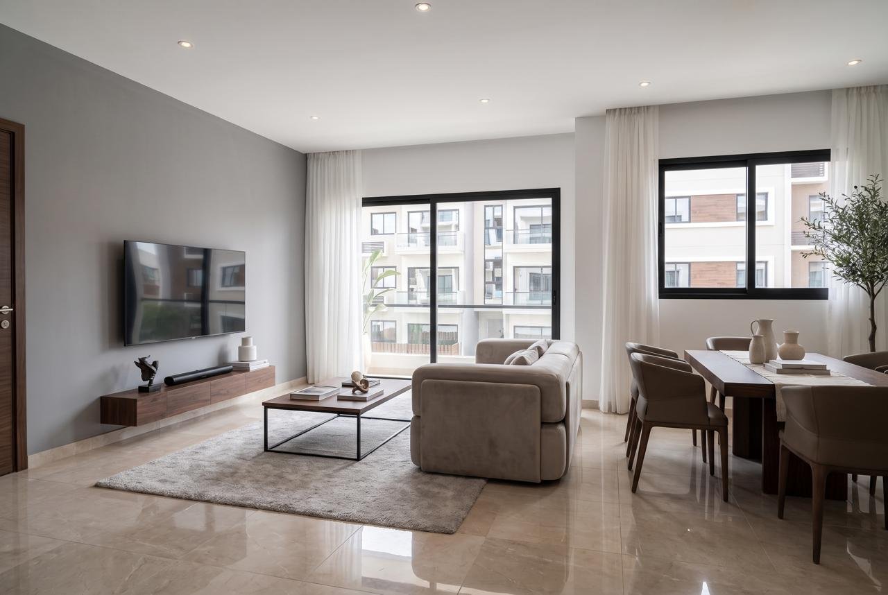 Sala comedor de apartamento en Brisas de las Colinas VIII