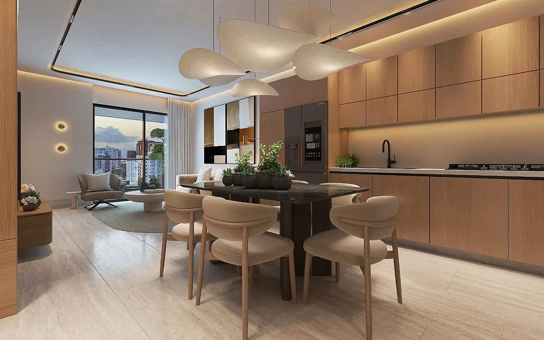 Merlot Elegance en Alma Rosa I Apartamentos de 1, 2 y 3 habitaciones en Santo Domingo Este