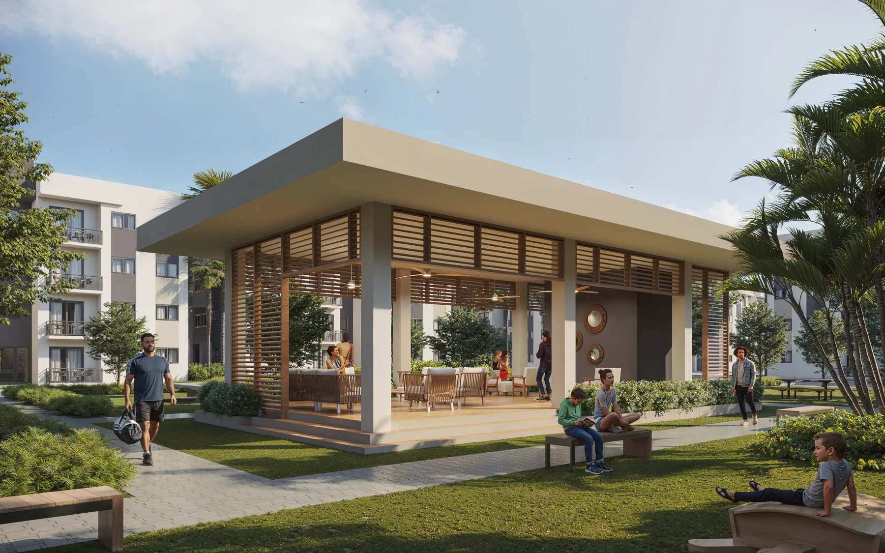 Apartamentos en Brisas de las Colinas VII, San Luis 3 habitaciones en Santo Domingo Este