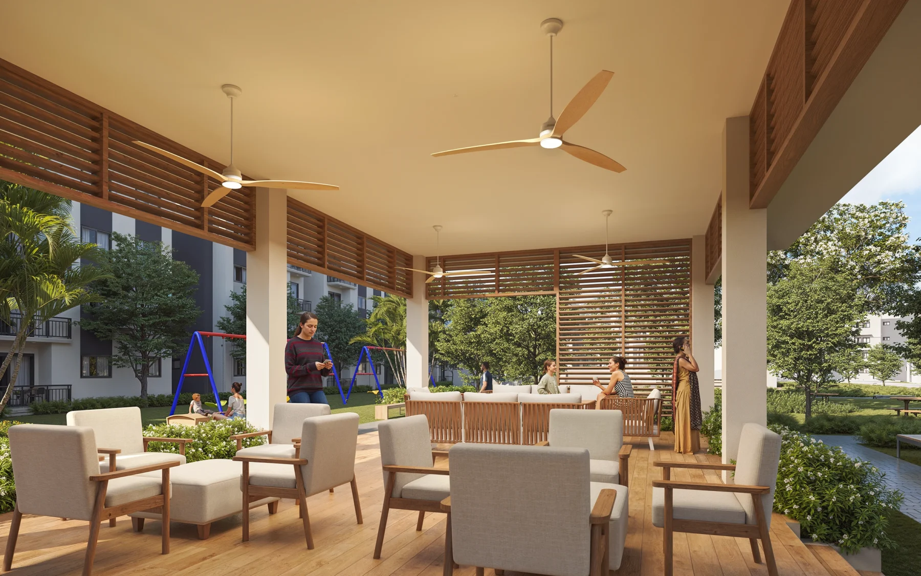Apartamentos en Brisas de las Colinas VII, San Luis 3 habitaciones en Santo Domingo Este