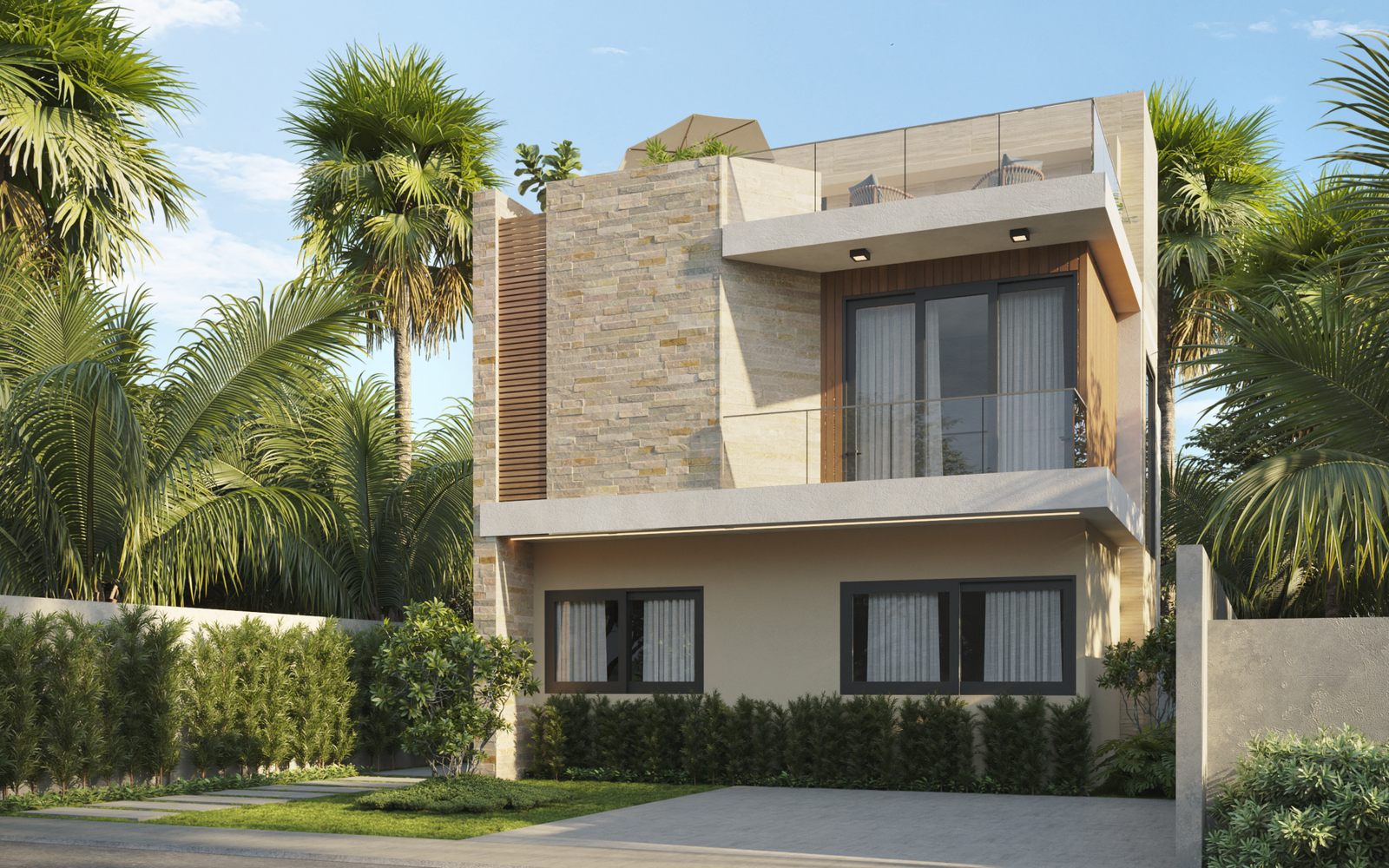 Villas en Boca Chica Cerca de la Playa | 4 Habitaciones, Patio y 2 Parqueos