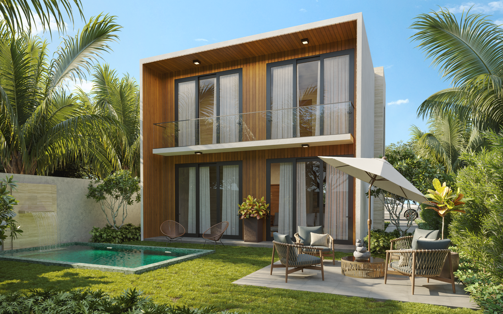 Villas en Boca Chica Cerca de la Playa | 4 Habitaciones, Patio y 2 Parqueos