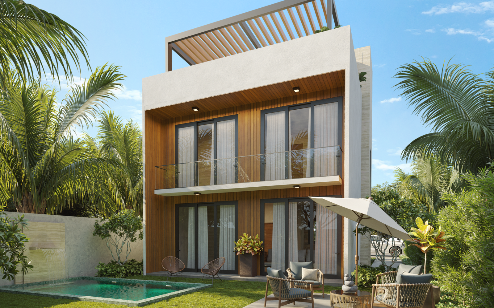 Villas en Boca Chica Cerca de la Playa | 4 Habitaciones, Patio y 2 Parqueos