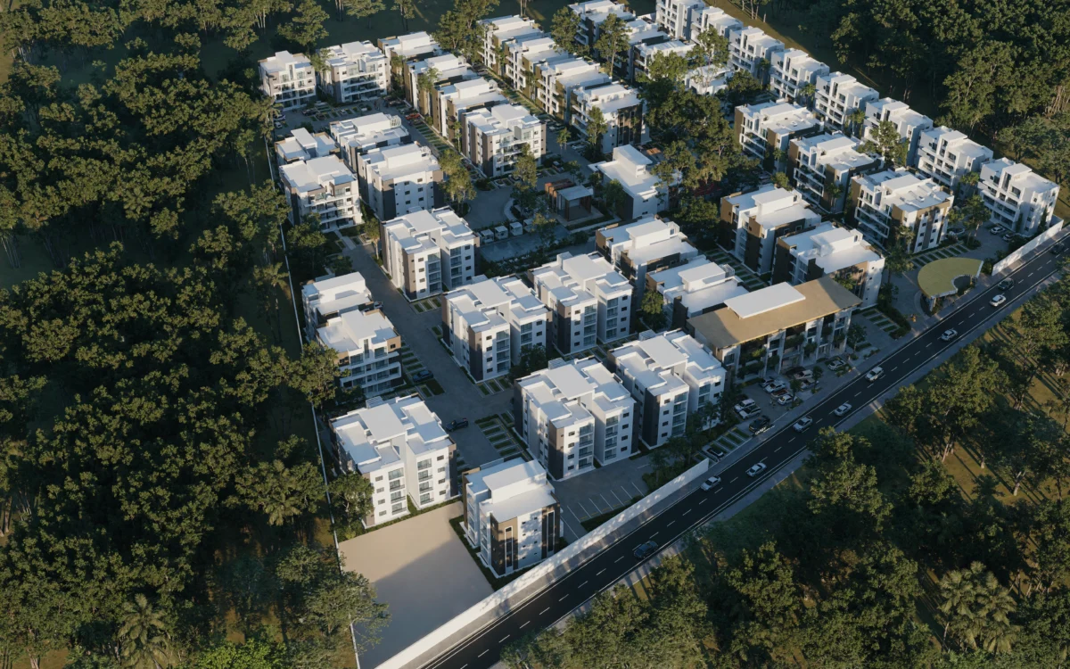 Caney Oriental en Ciudad Juan Bosch | Apartamentos de 1, 2 y 3 Habitaciones con Bono Vivienda en Cuidad Juan Bosch